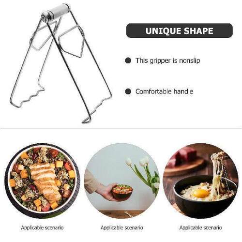 Anti Scald Clip Hot Pan Gripper Reusable Plate Lifter