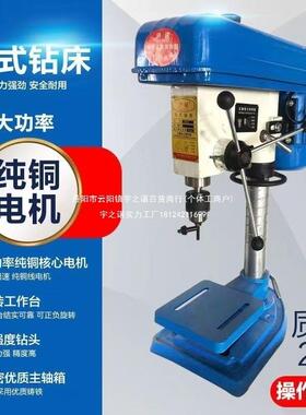 13…16mm台钻750W型家用台钻小型220v550W电动台钻木工台钻机