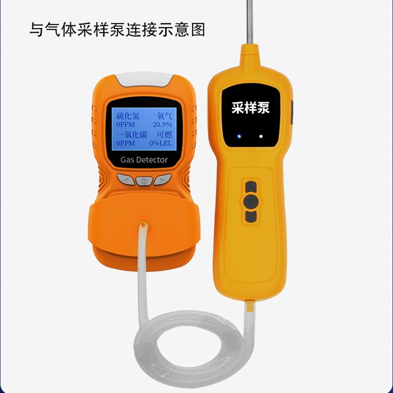 正品合一气体检测四仪可携式可氢燃氧气体警报器气硫化co浓度探测