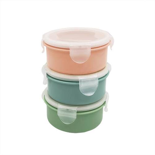 Cross-border student and office worker portable round plasti