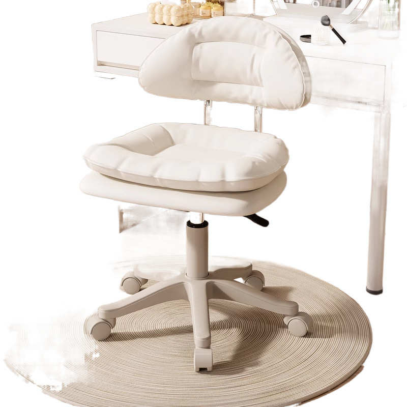 旋转美容凳凳子节简约电脑梳妆靠背椅椅子卧室可调家用学习化妆椅