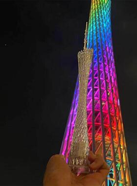 Canton Tower model Guangdong China home furnishings crystal