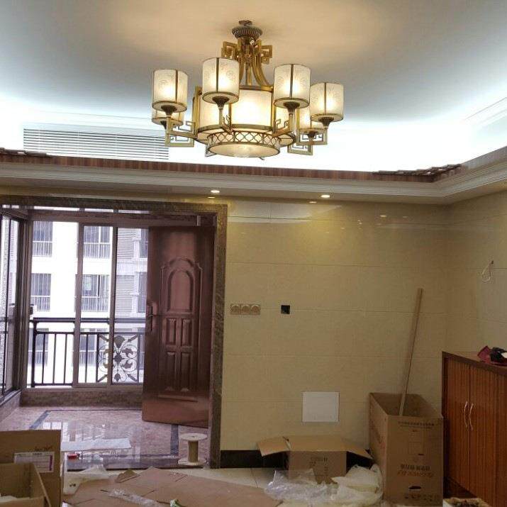 新中式吊灯 全铜客厅灯明清古典中国风创意卧室灯具大气餐厅灯饰