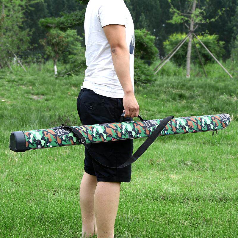 鱼竿七彩硬壳迷彩钓鱼防水渔具包