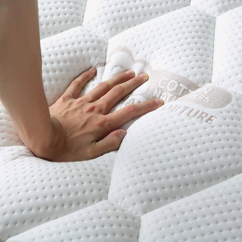 AUX优选乳胶床垫公店寓酒家用.8米1.5米1.米静音2弹簧1乳胶床垫