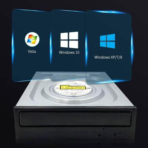 串口内置光驱台式电脑SATA接口内置刻录机即插即用5.25寸台式光驱