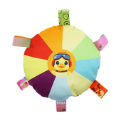 小狗户外软毛绒飞盘金毛边牧训犬互动神器宠物小型犬狗狗玩具耐咬