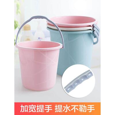 Portable large thickened water storage bucket for dormitory