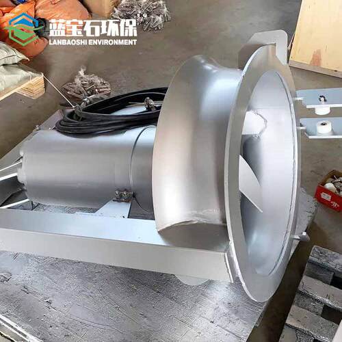 拍板式潜水回流泵 反硝化脱氮专用无堵塞穿墙泵 5kw-380V-QHB620
