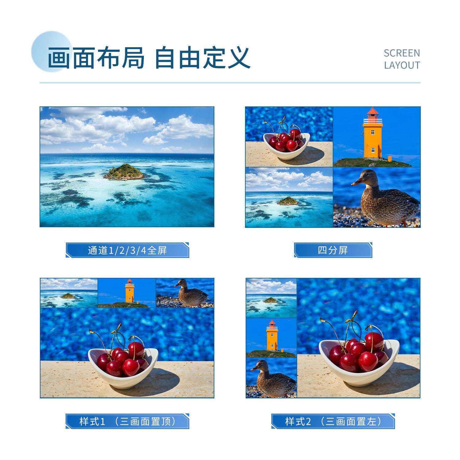 无线传输超低延时HDMI VGA CVBS大屏直播上墙视频传4K视频解码器