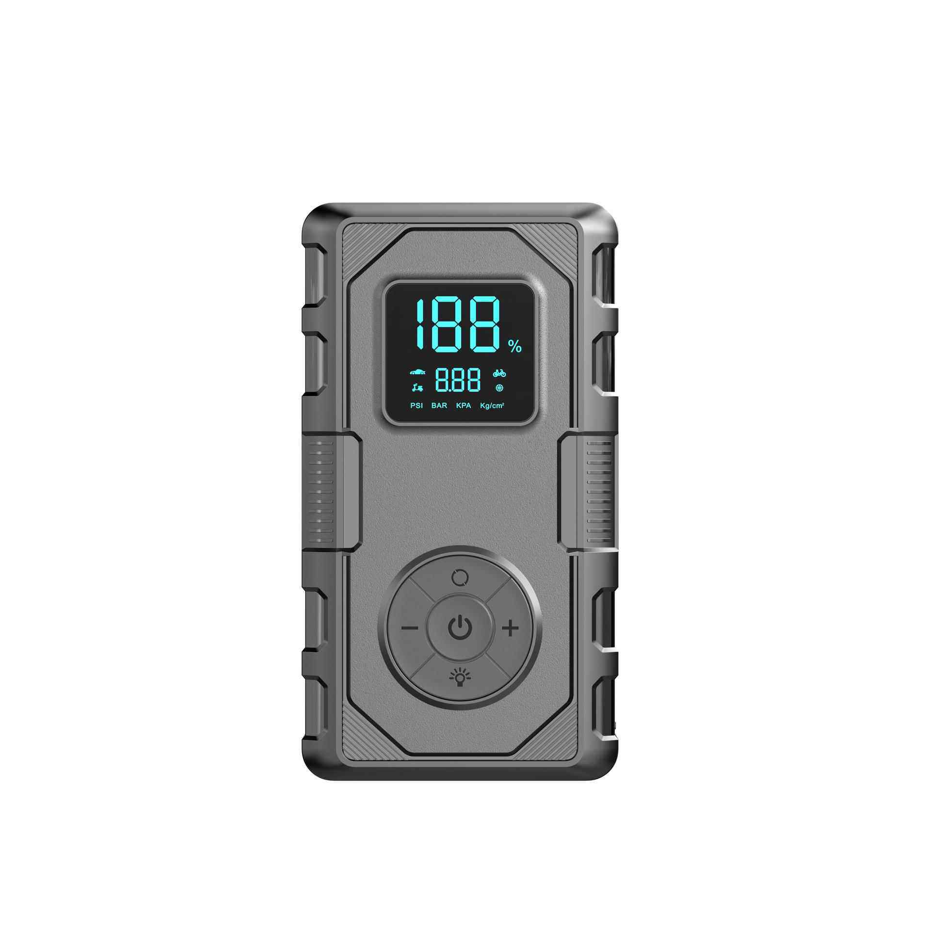 车载气泵双缸应急启体动电源一无机智能线充气泵多功XWD能充搭电