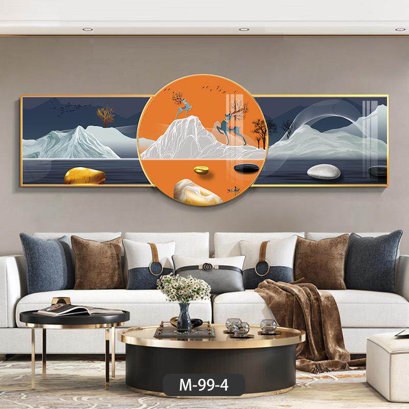 新款直销现代客厅装饰画沙发后面现代装饰画