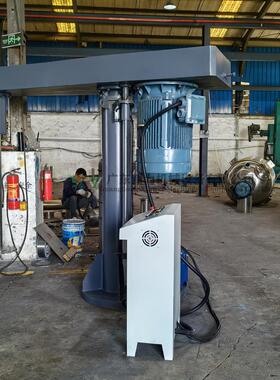 厂家直供37KW大型液体搅拌机瓷砖胶电动分散机面油底漆混合器