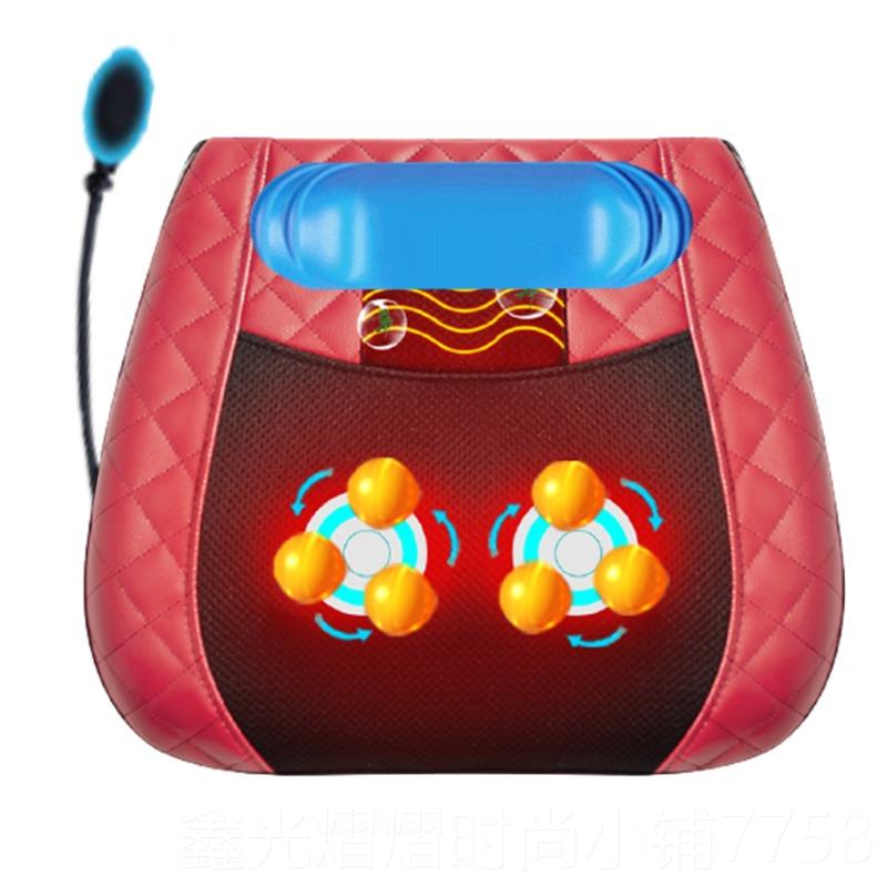 正品按按摩器办公摩坐垫加臀部腰部多功能靠垫座垫热用揉捏家按摩
