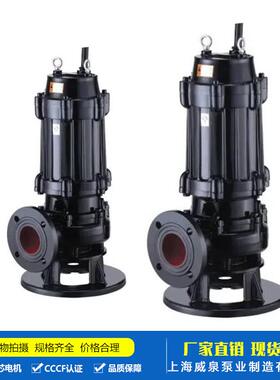 WQ污水潜水排污泵220V380V地下室工程排污泵1.5KW-90KW集水坑水泵