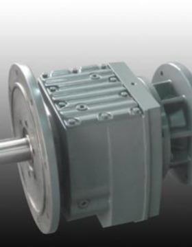 厂家直销摆线针轮减速机源硬齿面斜齿轮直联型减速机RF77-5.88-7