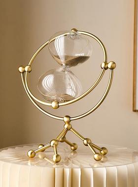 沙漏办公室装饰品摆件样板房书桌面创意计时器老板办公会议室摆设