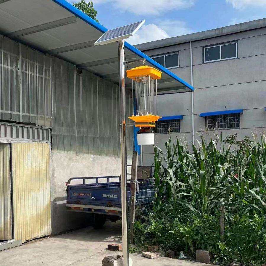 太阳能杀虫灯光伏灭虫灯诱虫蛾灭蚊灯户外频振式鱼塘养殖果灭蚊灯
