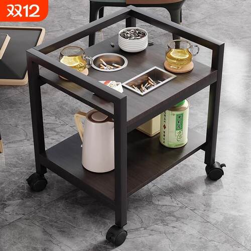 麻将桌棋牌室茶几茶水柜茶楼麻将机茶几专用茶水架子可移动小边几