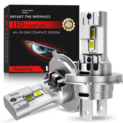 适用新大洲本田NS125D摩托车大灯改装LED灯泡SDH125T-38前照灯