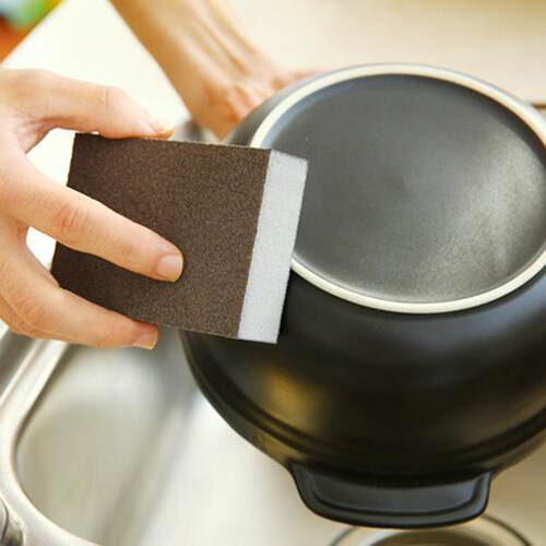 Diamond sand cleaning sponge for kitchen multi-purpose stain