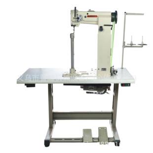 柱车高头皮革厚料缝纫机综合送料高细柱罗拉车皮革箱包缝纫机