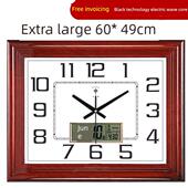 办公石英钟30英寸超大钟表挂钟钟客厅时钟超大挂表静音简约壁钟