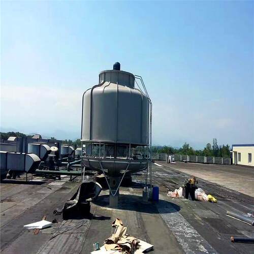 宁夏石嘴山玻璃钢冷却塔圆形逆流玻璃钢冷却塔厂家报冷却塔价格