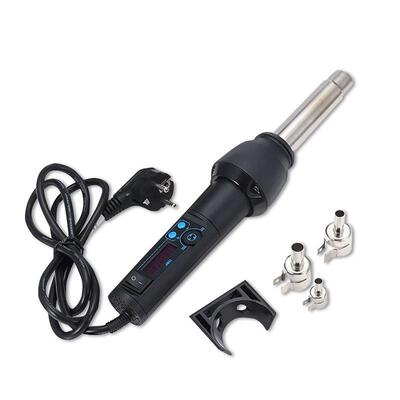 lcd便携式控温热风枪工业烘枪热风机数显热风枪8018