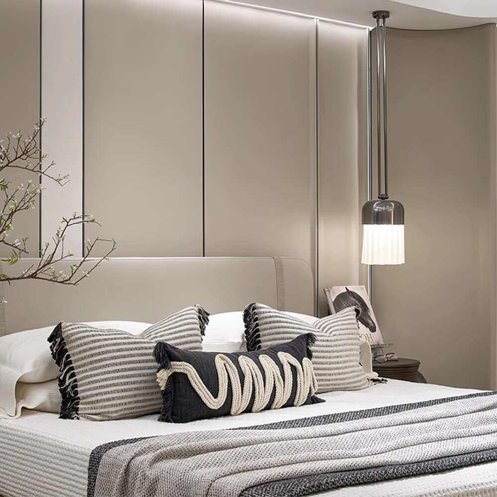 黑白条纹麻绳别墅样板房间流苏长腰枕客厅沙发靠枕11件套,床上用品,床品套件/四件套/多件套,淘宝优惠券,粉丝福利购,淘宝优惠卷