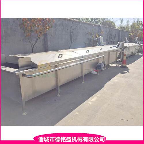 小鱼干包装袋清洗机琥珀核桃仁油炸流水线核桃仁油炸锅
