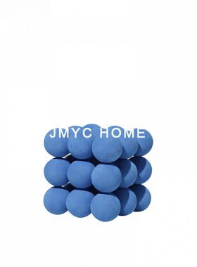 意式简约电视柜泡沫方形摆件儿童房间办公室茶几床头柜子软装饰品