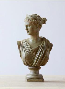 乡美法式村艺装饰VUS品树脂摆的件/美院气息模特人偶工 两种可选