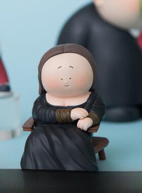 科米生活白夜童话科米X伟大的艺术家蒙娜丽莎现代装饰创意客厅