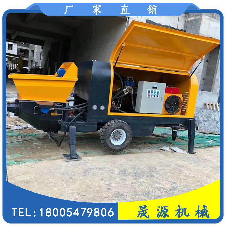 电动卧式混凝土二次构造泵小型液压卧式输送泵二次结构浇注机厂家