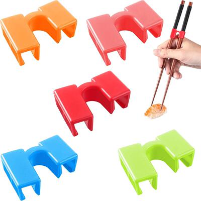 5/8PCS Reusable Chopstick Helpers Training Chinese Chopstick