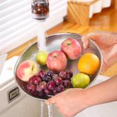 不锈钢筛子筛网圆形小细筛子晾晒簸箕过滤网筛分样筛米筛辅食304