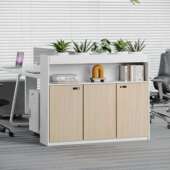 深圳现货办室隔断柜公绿植槽带密码 锁花柜储物收纳文件资usb30打