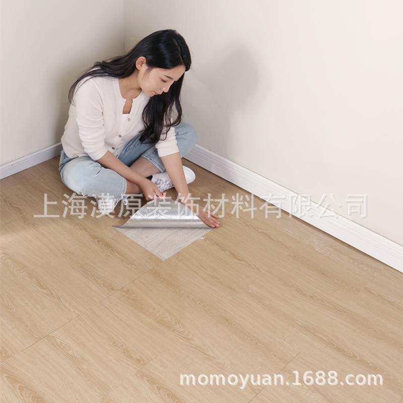 跨境爆款pvc自粘地板贴墙贴水泥地地板贴MY防水塑胶地板贴