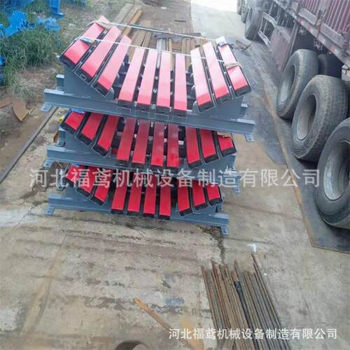 防腐蚀皮带输送机缓冲床大型托辊式缓冲床弹簧式缓冲床