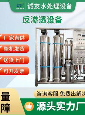 工业去离子纯水设备大流量超滤纯净水设备RO反渗透设备超纯水设备