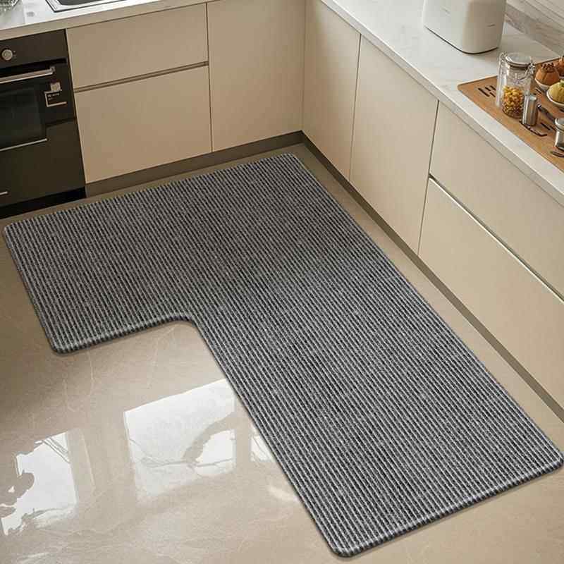 厨房地垫2025新款防水防油防滑专用脚垫吸水耐脏可擦免洗地毯L形,居家布艺,厨房地垫,淘宝优惠券,粉丝福利购,淘宝优惠卷