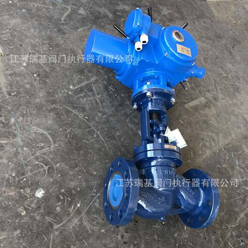 不锈钢电动截止阀J941H-16P法兰焊接高压蒸汽管道