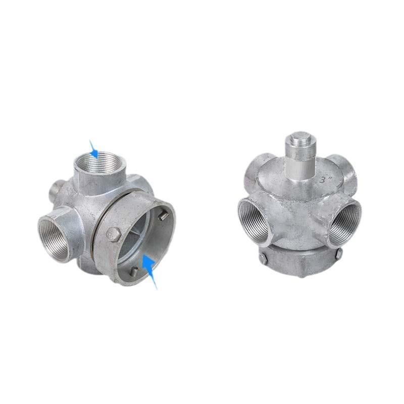 冷却塔铝合金转头布水器分水器5/6/10寸布水头布布水盘逆流式换热