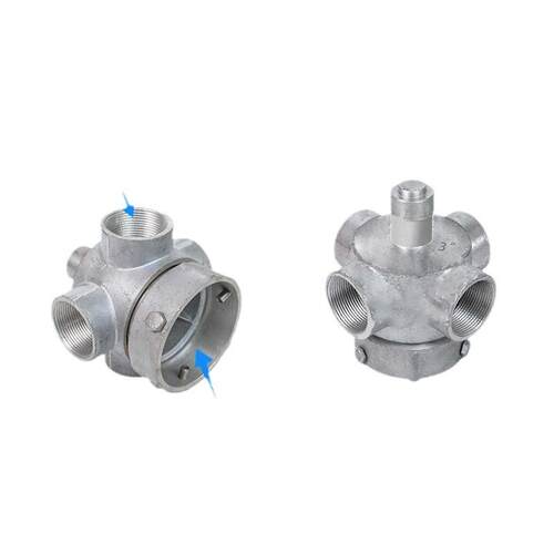 冷却塔铝合金转头布水器分水器5/6/10寸布水头布布水盘逆流式换热