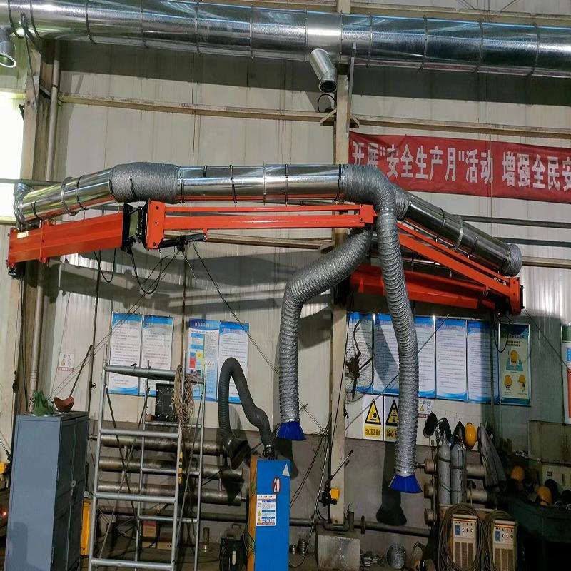 适用新型气保焊旋转臂配套焊烟净化器自由悬停烟尘净化效果好