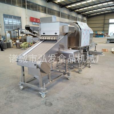 鸡米花滚筒式上机全自粉动TPS盐酥鸡块裹设备 小酥肉粉裹粉 机