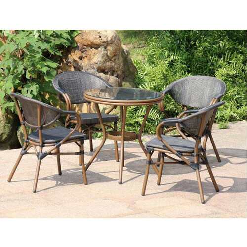 户外防套bt33装藤椅台休闲餐桌别墅露台庭院腐防水家具阳桌藤编小