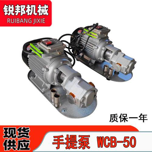 便携式不锈钢WCB50小型泵电动汽柴油齿轮抽吸化工泵