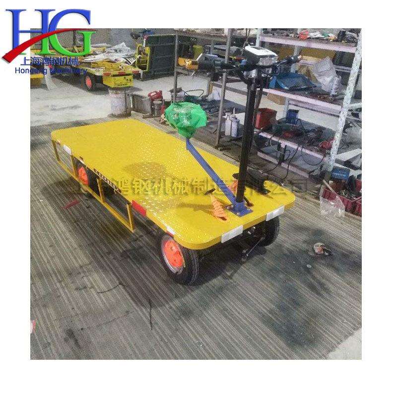 建筑工地电动四轮搬运车 座驾式拉运货物工具车 铁路建设平板车
